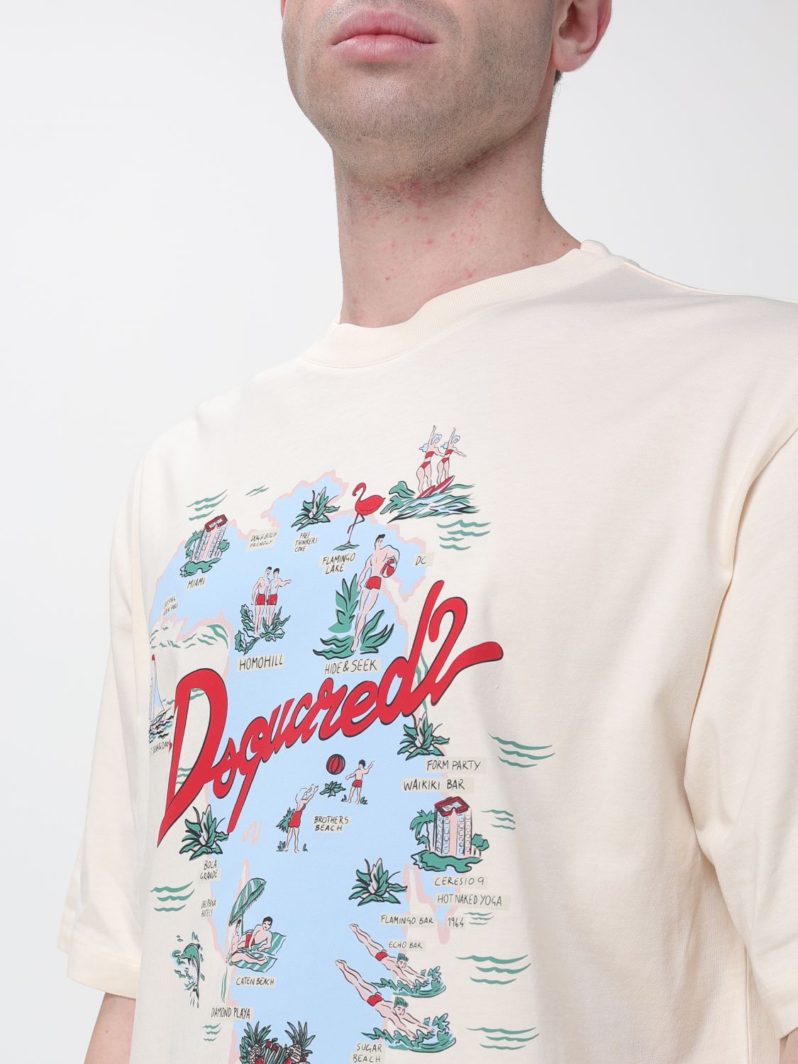 T-Shirt Men color Ivory