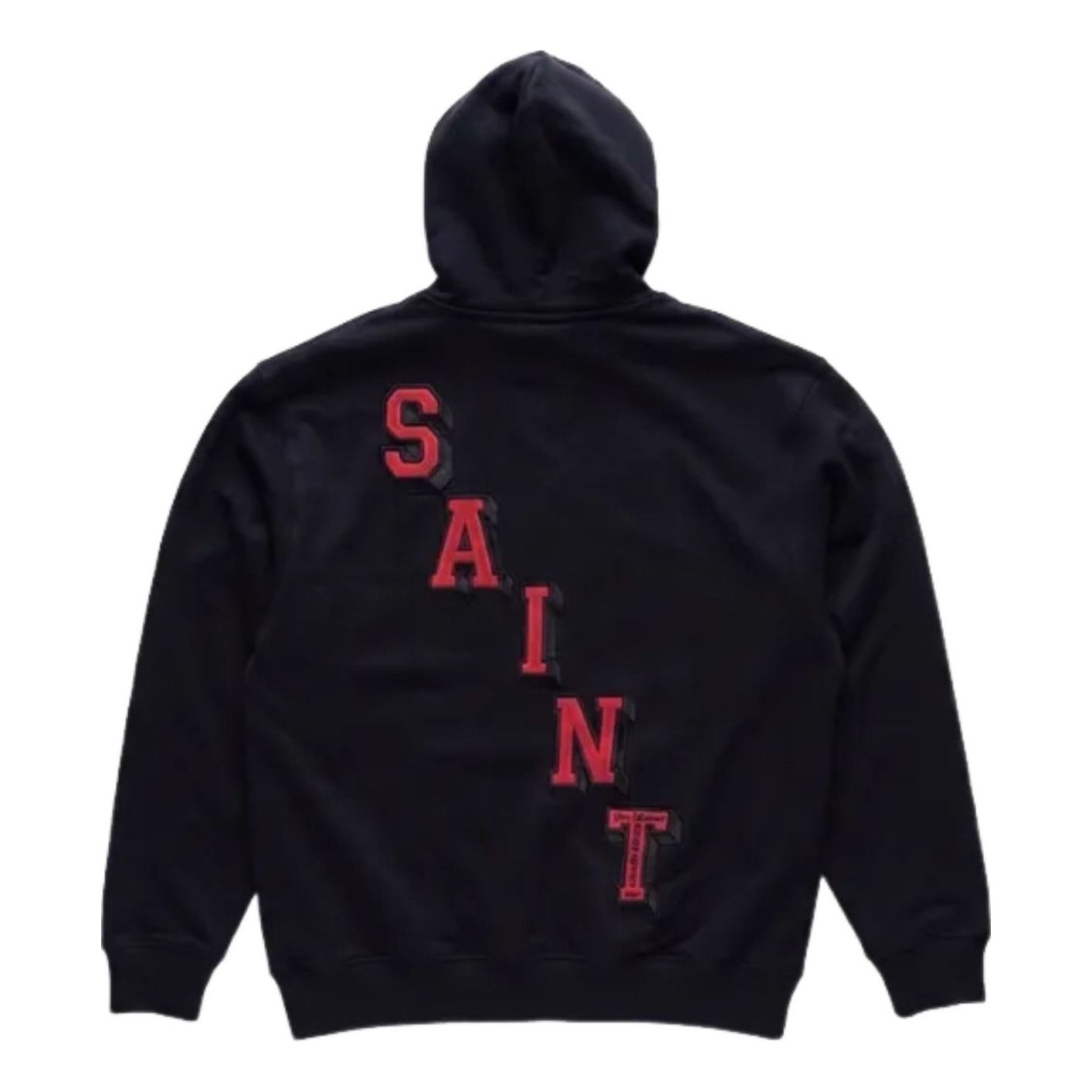 X Saint Mxxxxxx Fleece Hoodie 'Black'