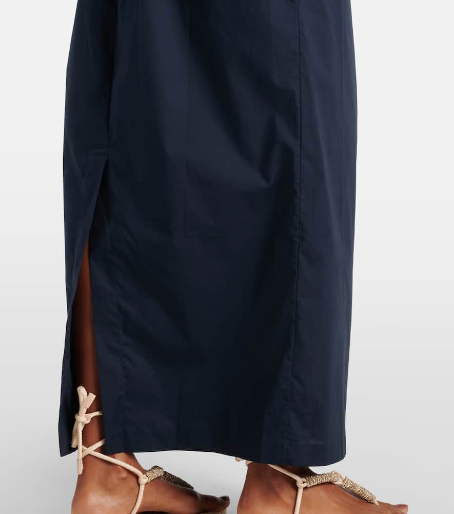 Cotton maxi skirt