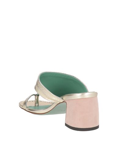 Woman Thong sandal Taupe Size 8.5 Leather