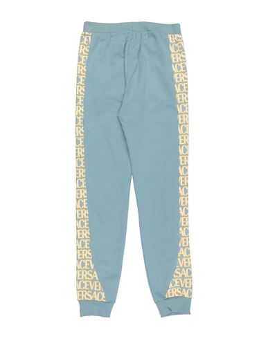 Kid Boy Pants Light blue Size 10 Cotton, Elastane