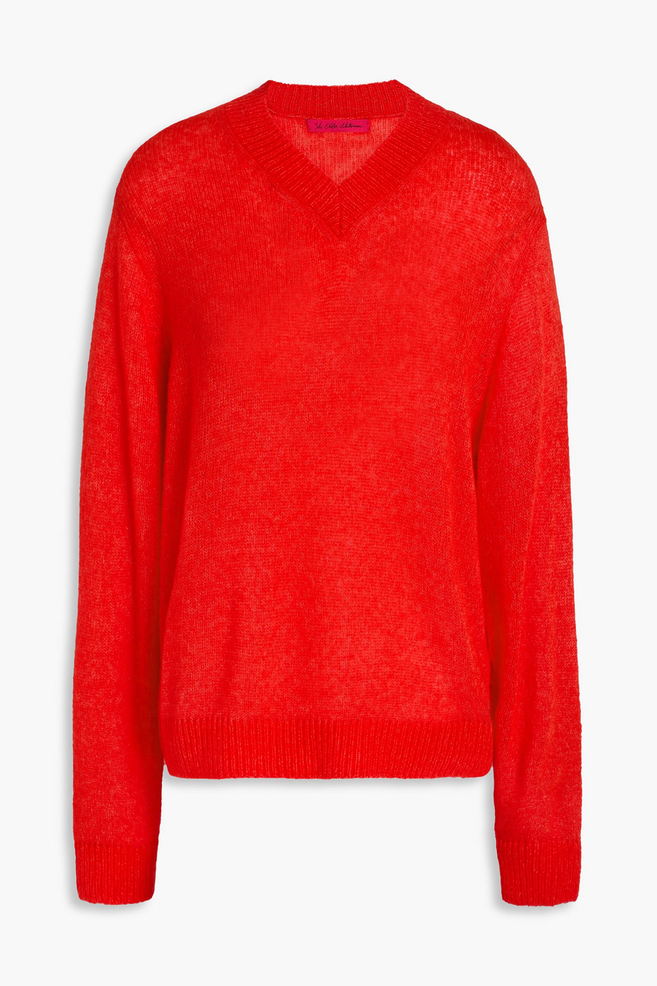 Nimbus cashmere and cotton-blend sweater - Orange - L