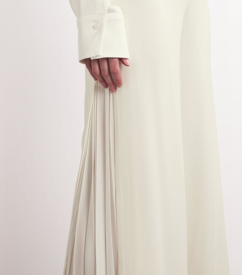 Pleated Lilo Wide-Leg Trousers