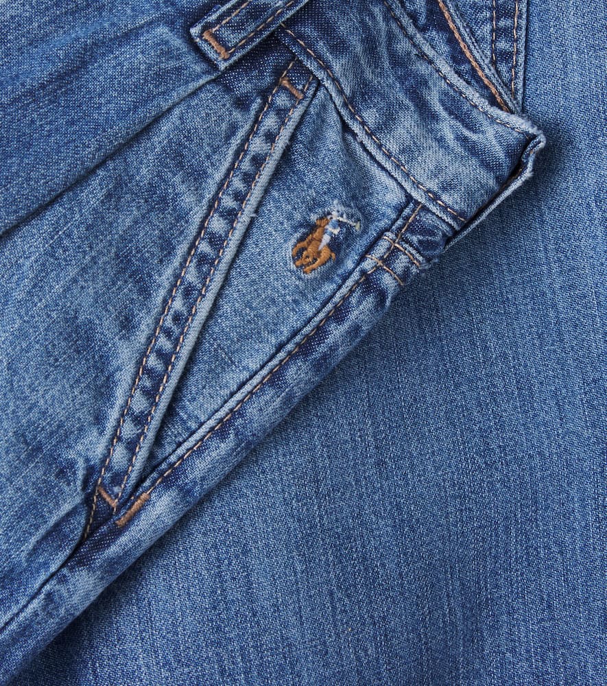 High-rise wide-leg jeans