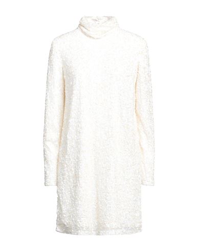 Woman Mini dress White Size 6 Polyester
