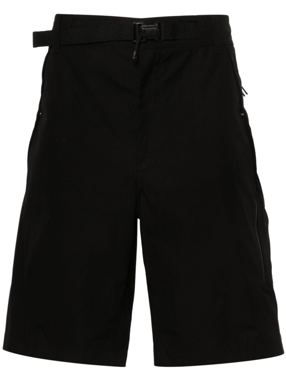 Logo-print cargo shorts - Black