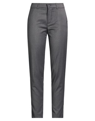 Woman Pants Grey Size 14 Polyester, Viscose, Elastane