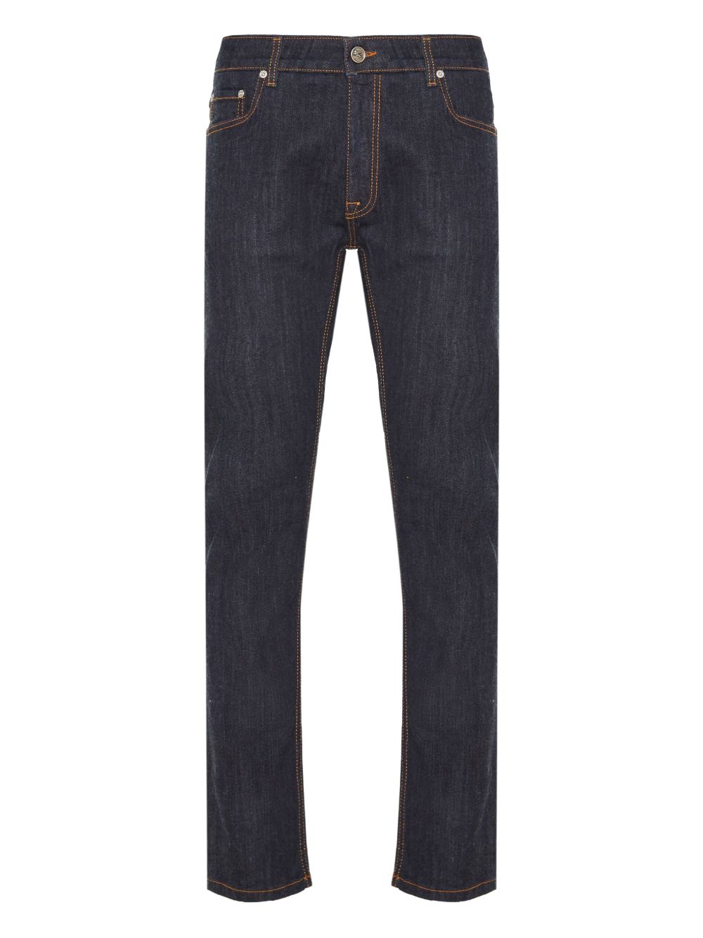 Logo-patch jeans - Blue