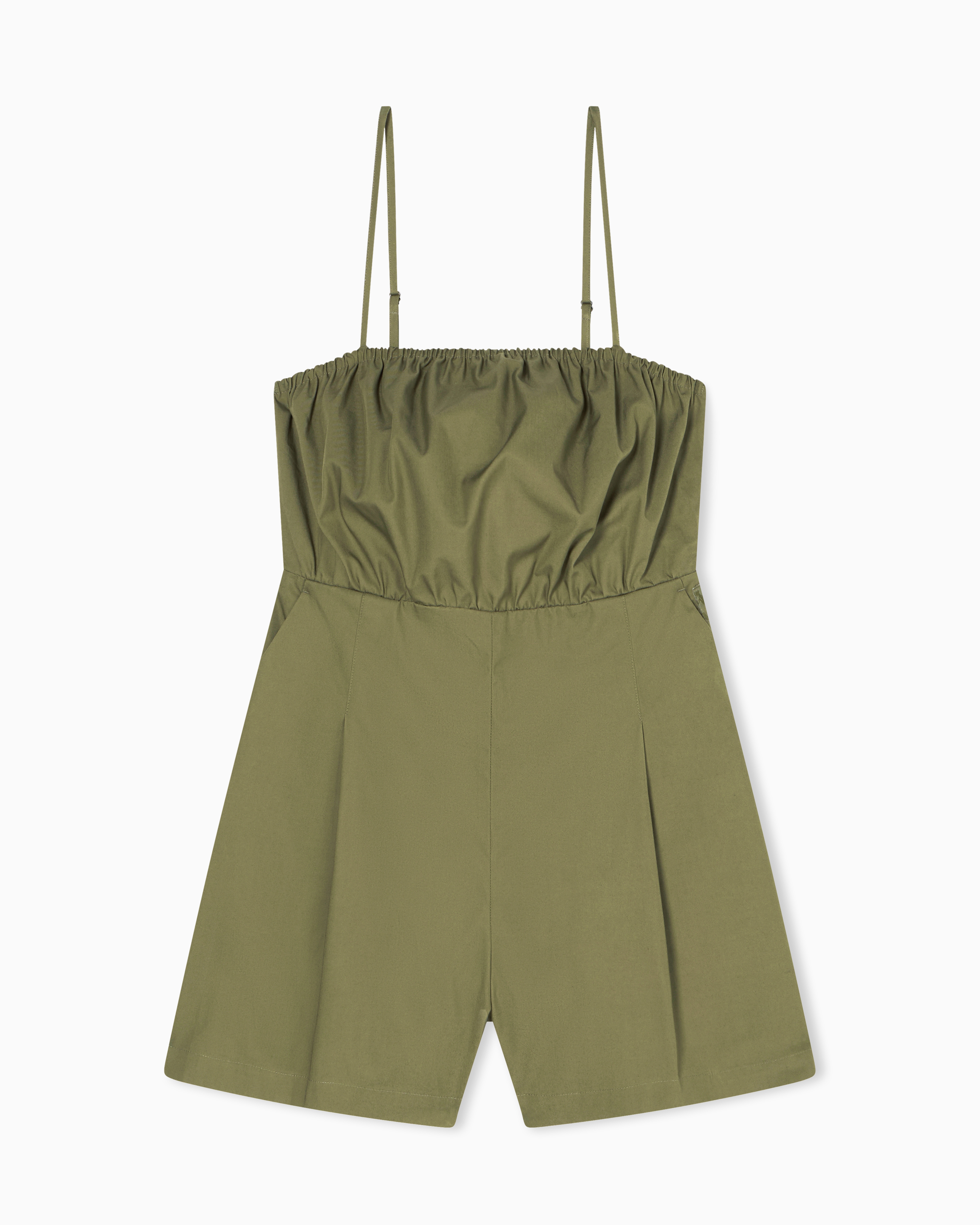 Utility Chic Cotton Twill Jumpsuit