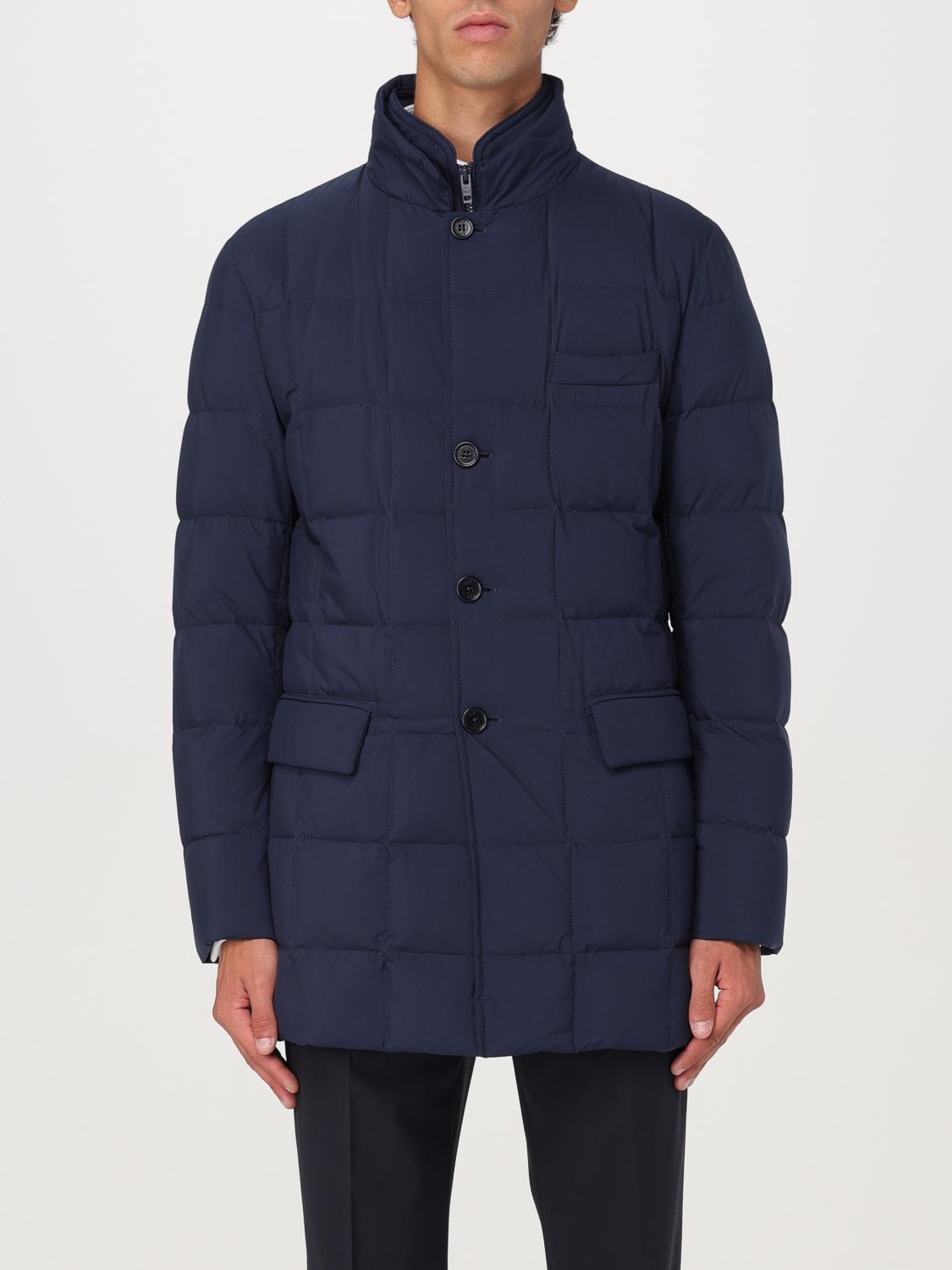 Double-front down jacket - Black