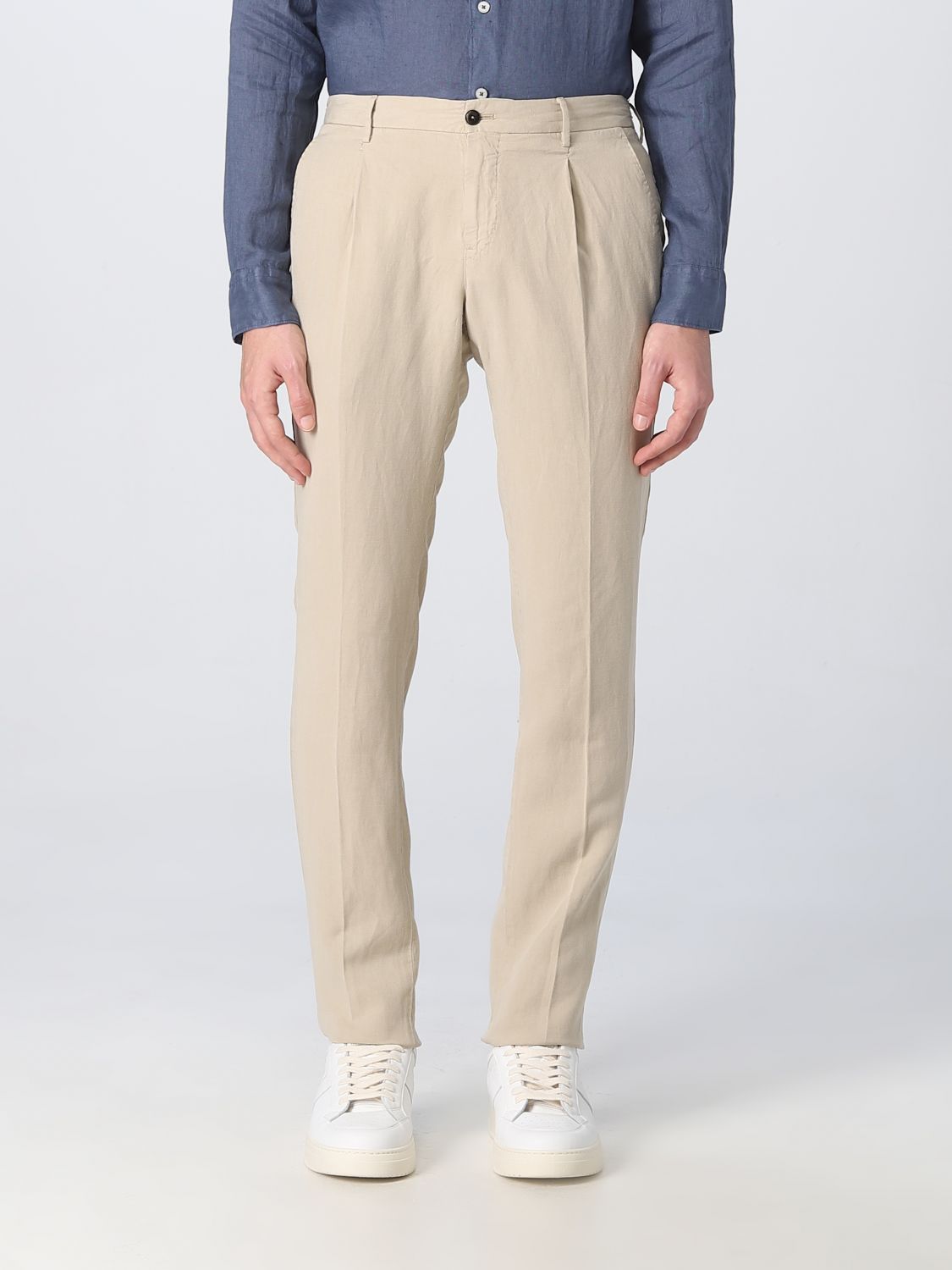 Pants Men color Beige