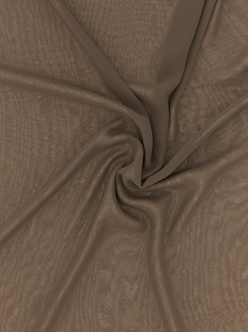 Brown Solid Scarf