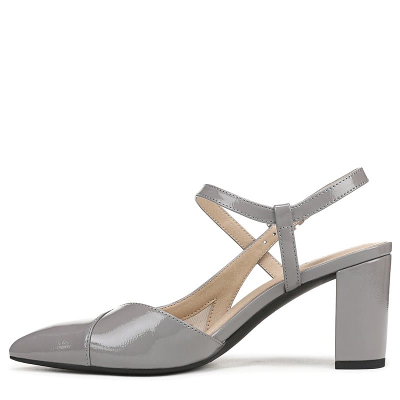 Women's Raelynn Strappy Pump Shoes (Ultimate Grey Patent Leather)