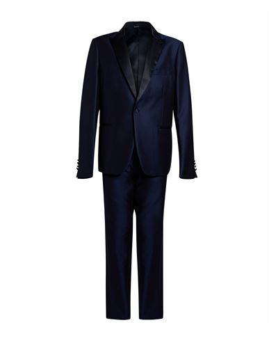 Man Suit Navy Size 34 Polyester, Viscose