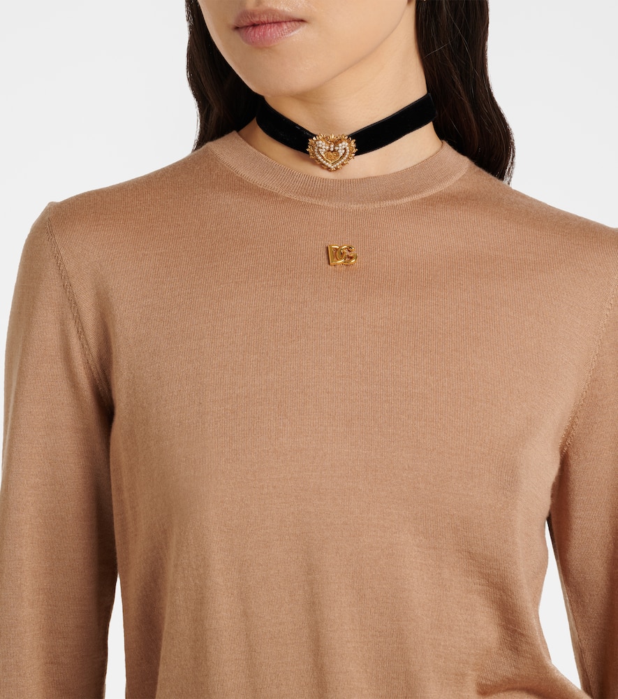 DG cashmere and silk sweater
