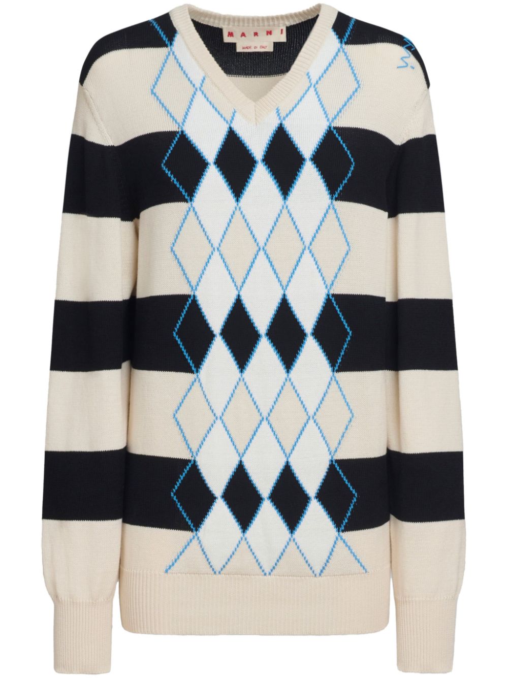 Striped sweater - Black