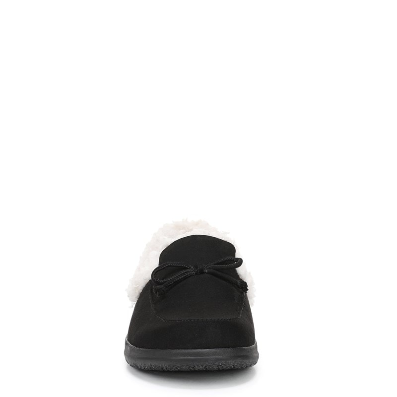 Women's Claribel Slipper Shoes (Black Microfiber)