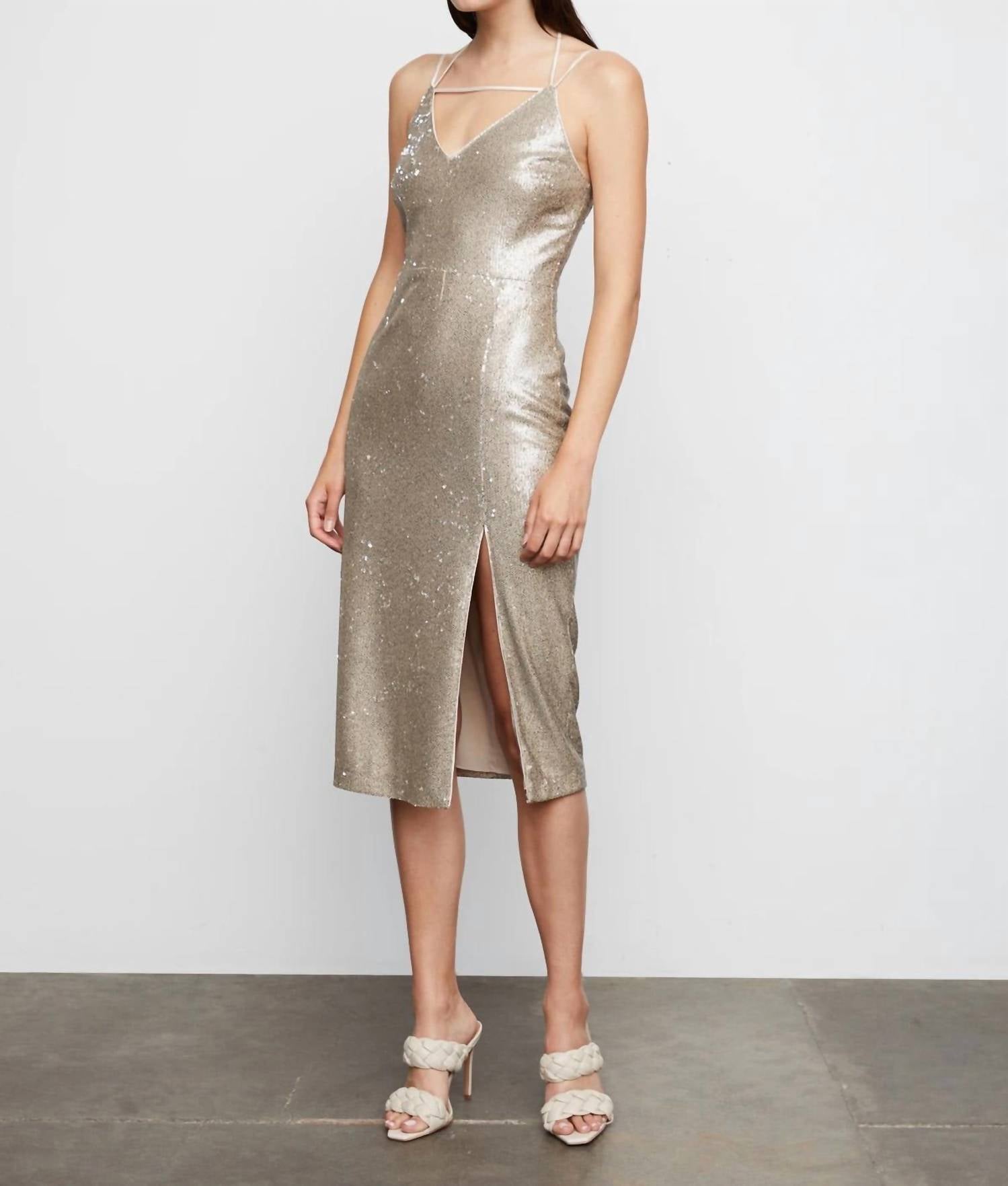 Jordan Dress In Gold