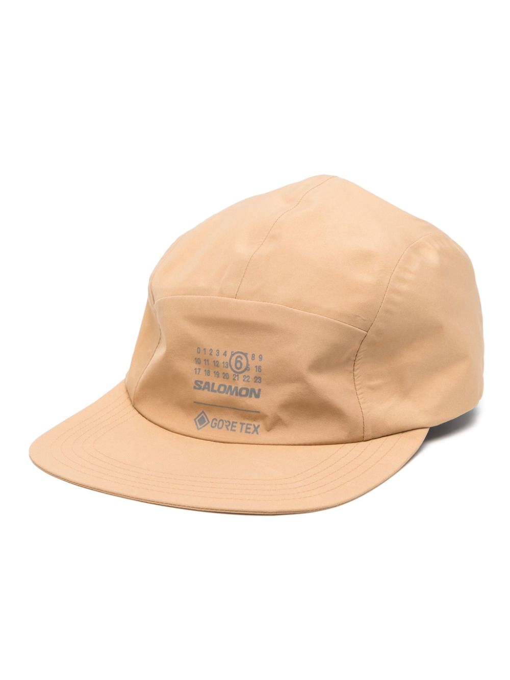 Numbers-motif baseball cap - Neutrals