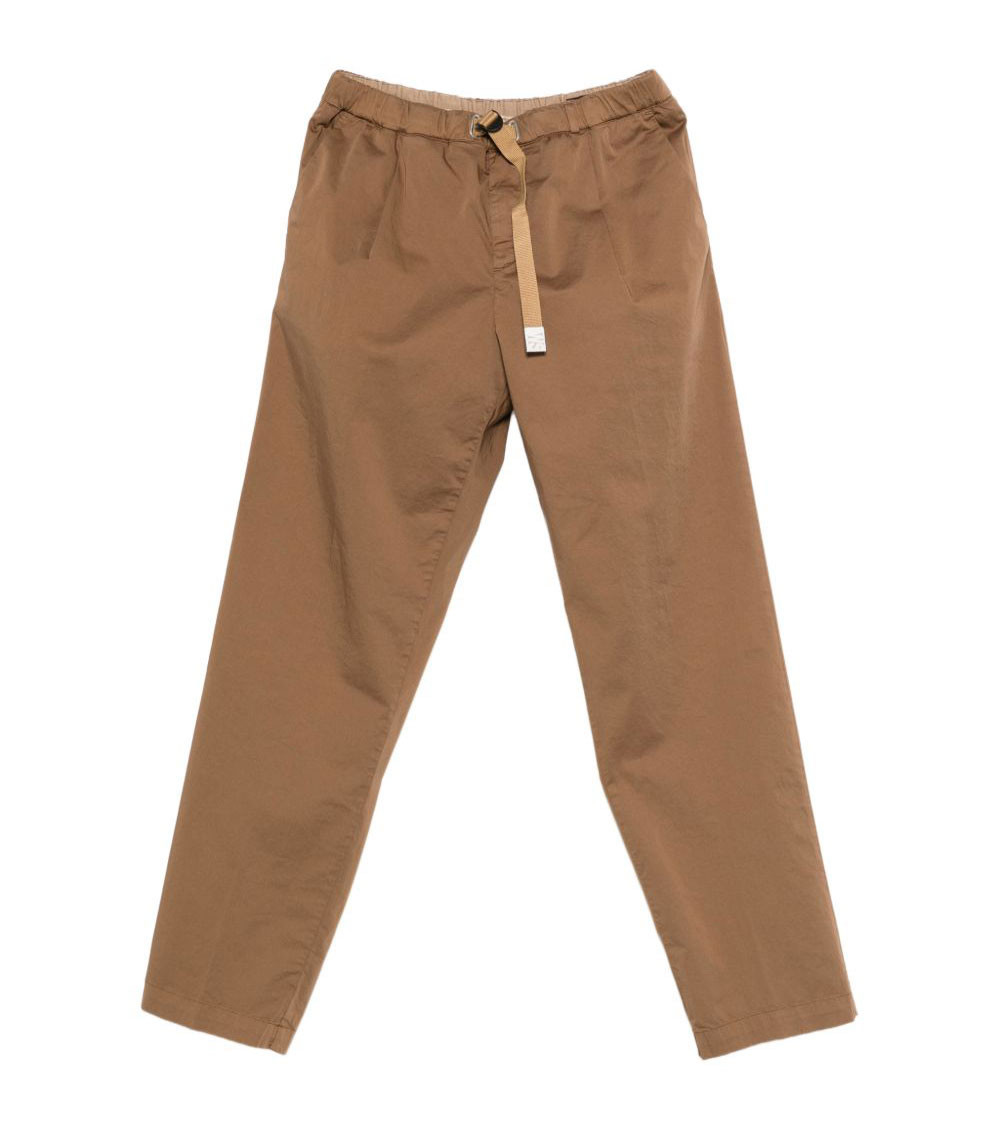 Brown Flat Front Pants