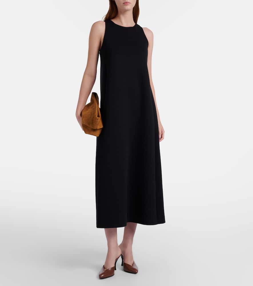 Eremi cotton-blend jersey midi dress