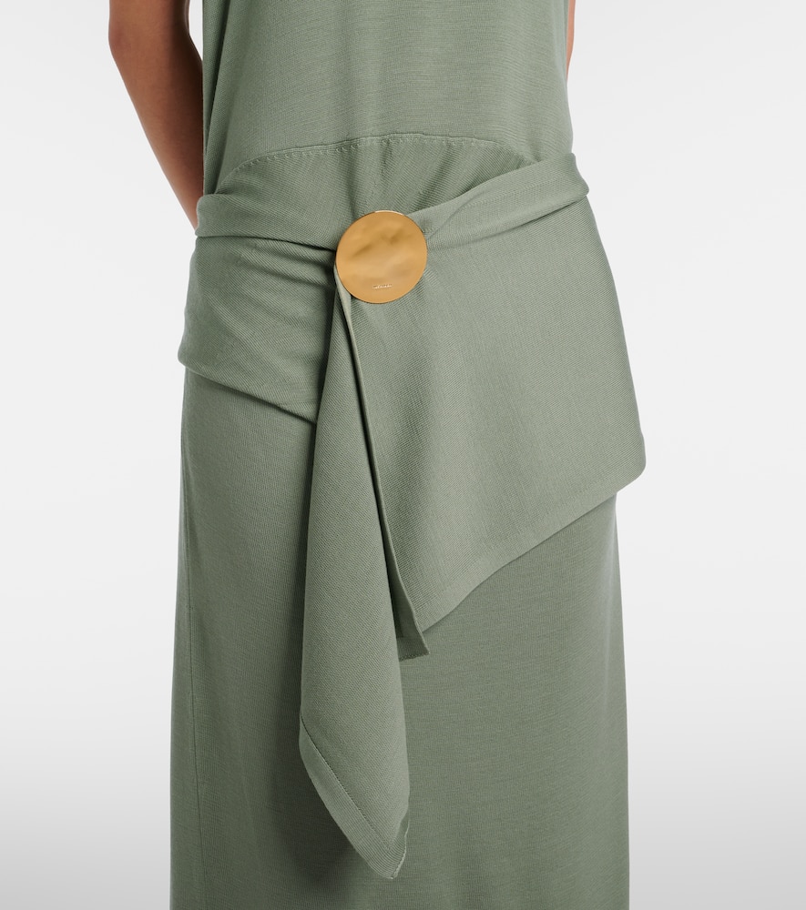 Virgin wool maxi dress