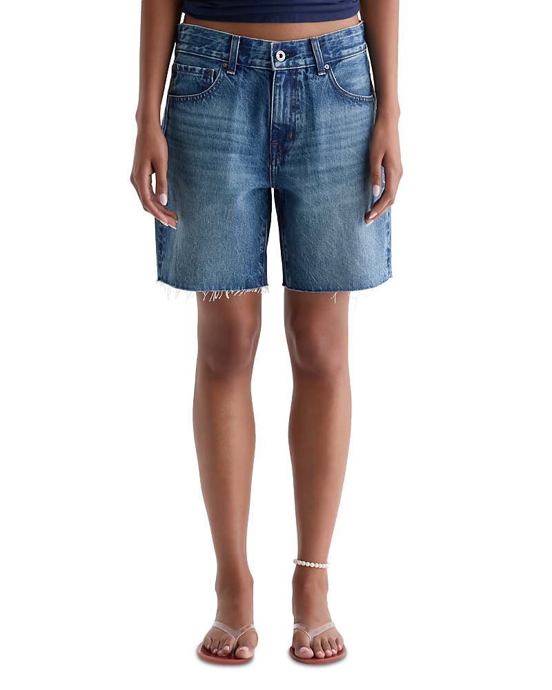 Nouv Ex Boyfriend Mid Rise Bermuda Shorts