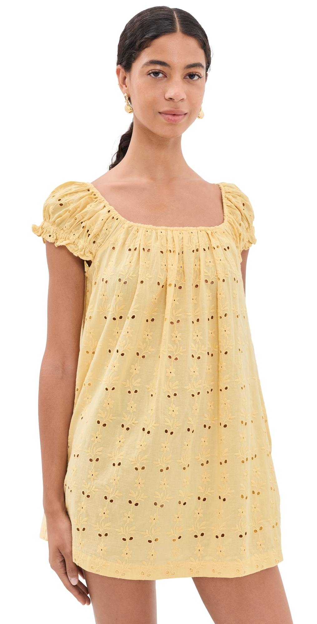 Ophelia Mini Dress Dandelion Yellow