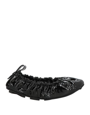 Woman Ballet flats Black Size 10 Textile fibers