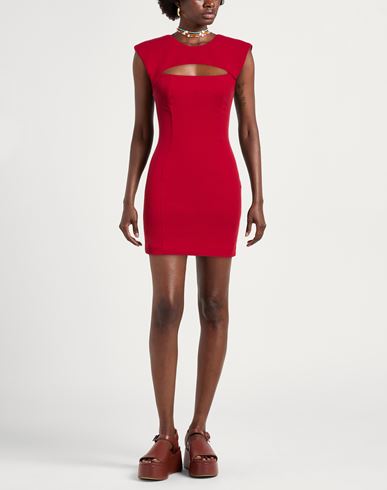 Woman Mini dress Red Size XS Polyester, Elastane