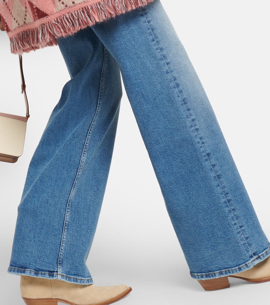 '70s high-rise wide jeans