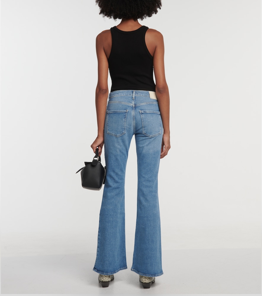 Isola mid-rise flared jeans