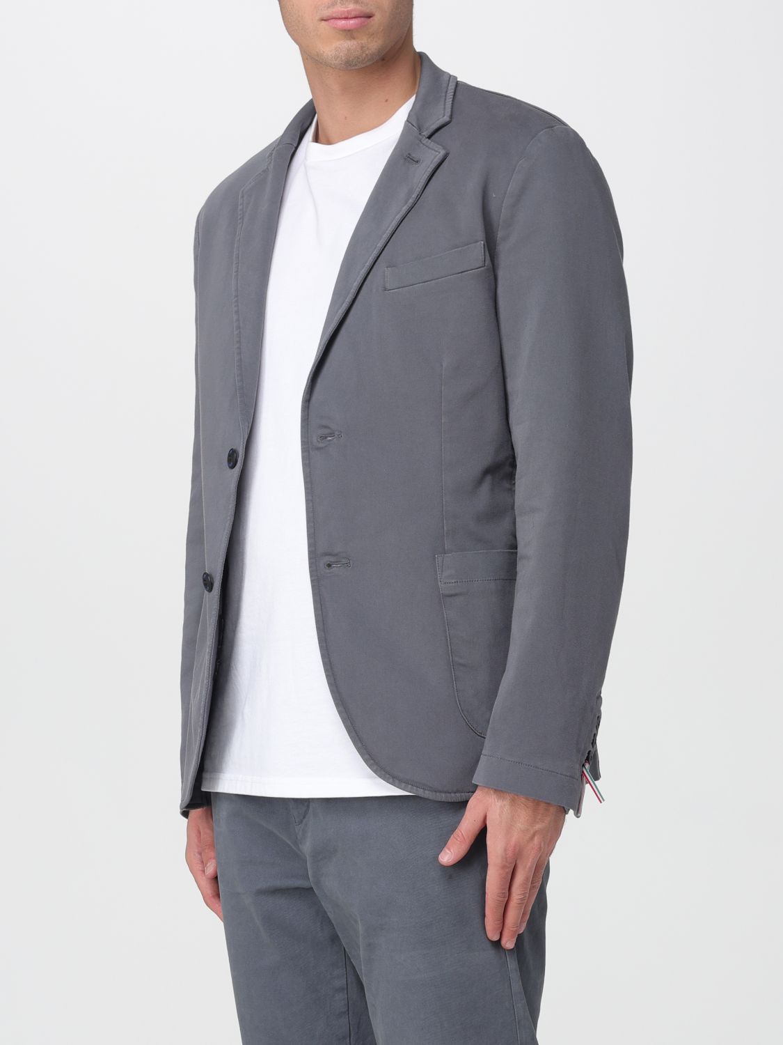 Blazer Men color Grey