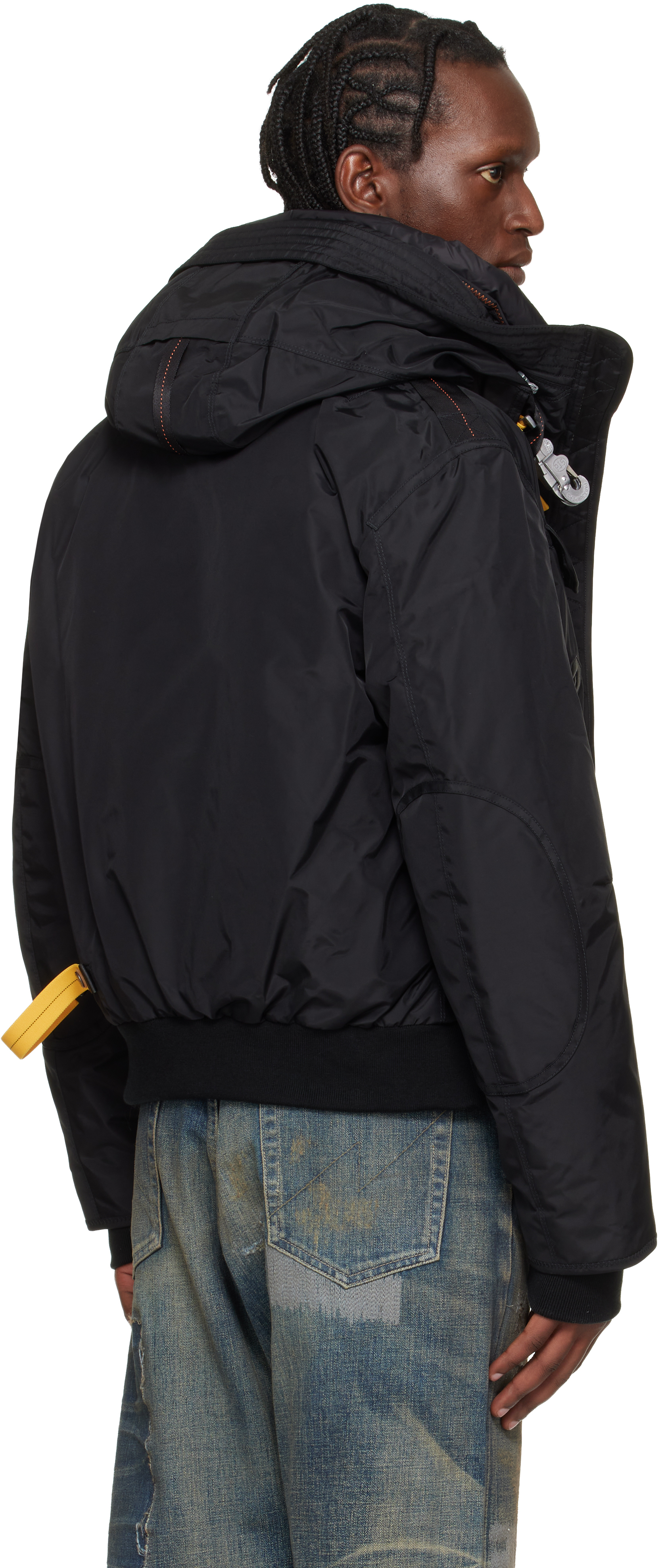 Black Gobi Hooded Down Jacket