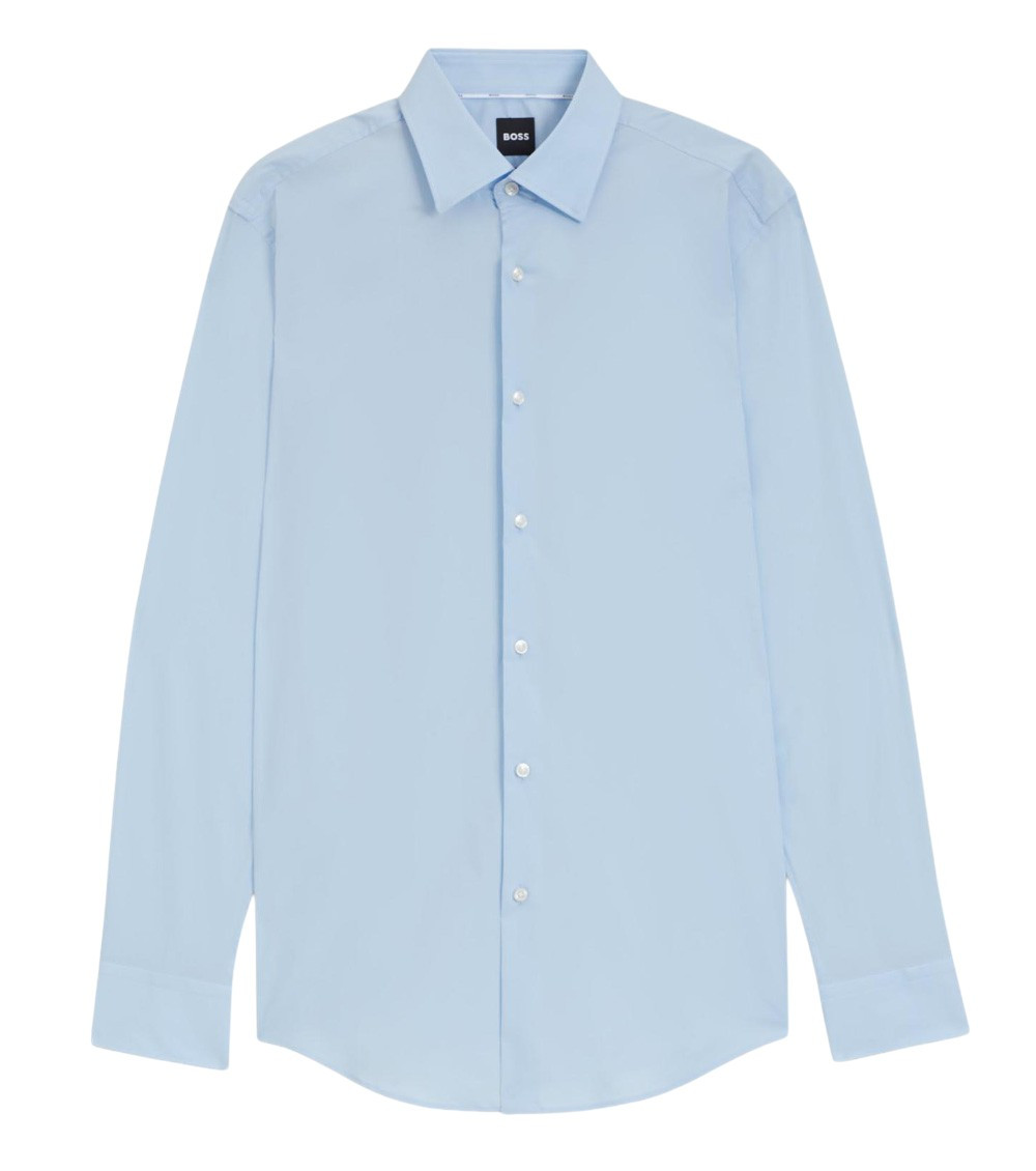Sky Blue Solid Shirts