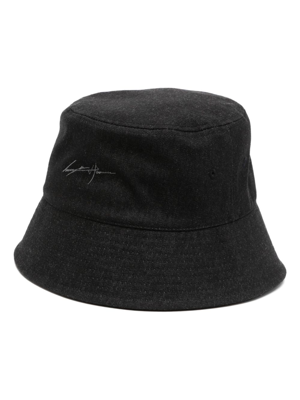 Autograph denim bucket hat - Black