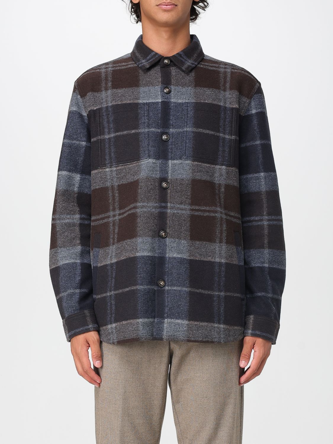 Tartan overshirt - Green