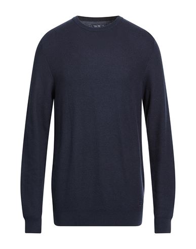 Jeans Man Sweater Navy Size 3XL Acrylic, Nylon