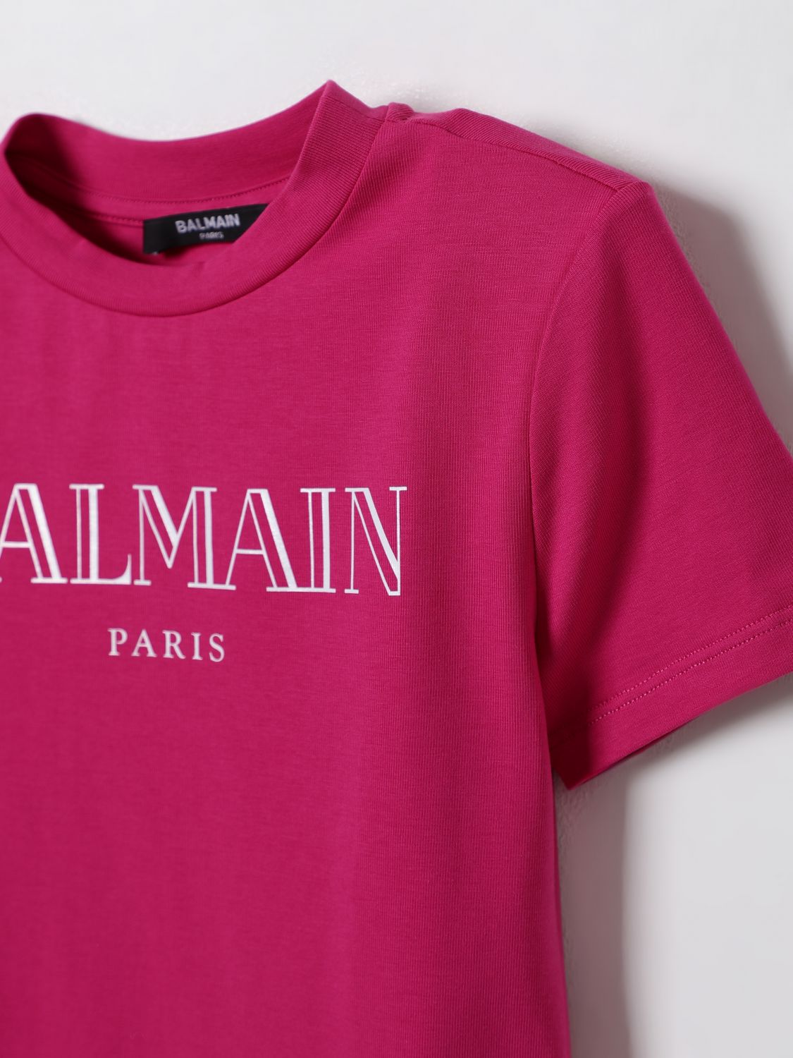Dress BALMAIN Kids color Fuchsia