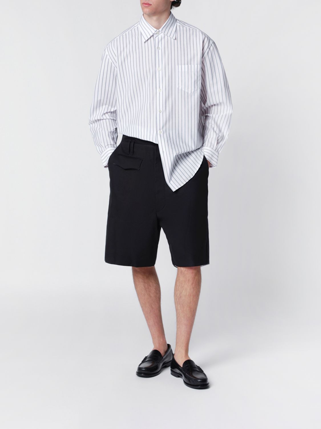Namacheko - tailored shorts featuring belt loops pocket