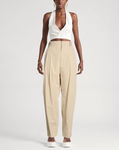 Woman Pants Beige Size 8 Cotton