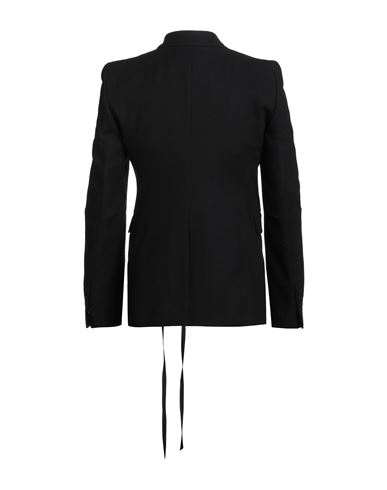 Man Blazer Black Size 42 Virgin Wool