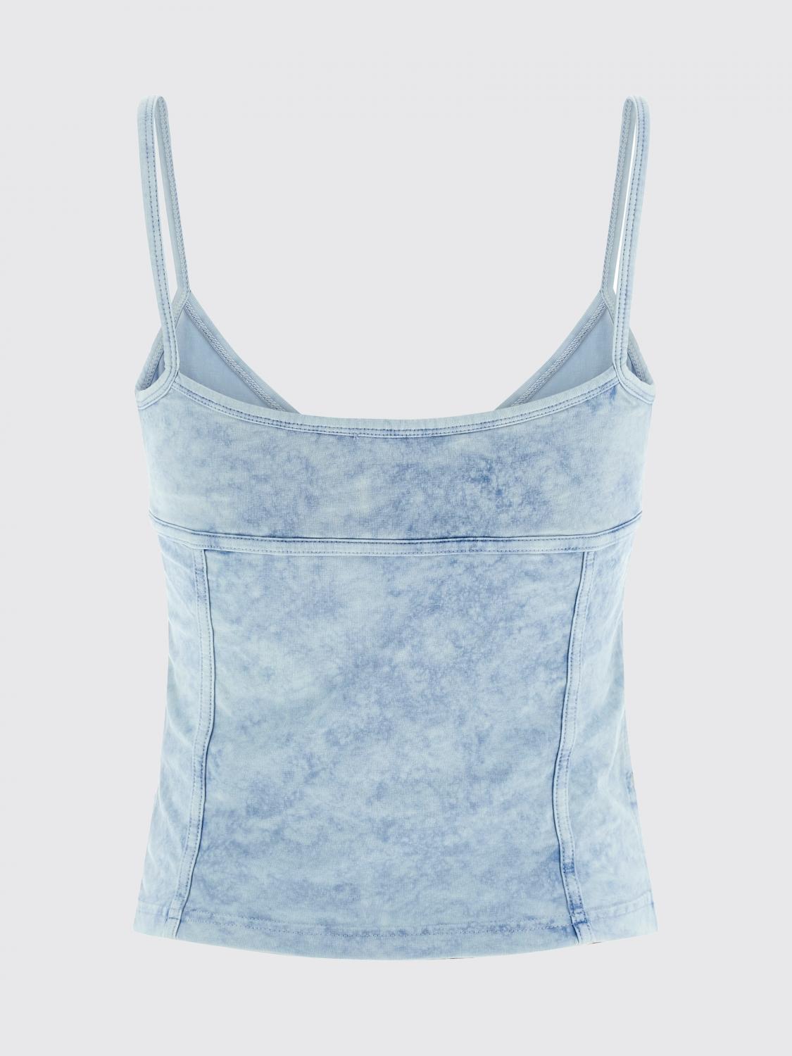 Denim corset top - Blue