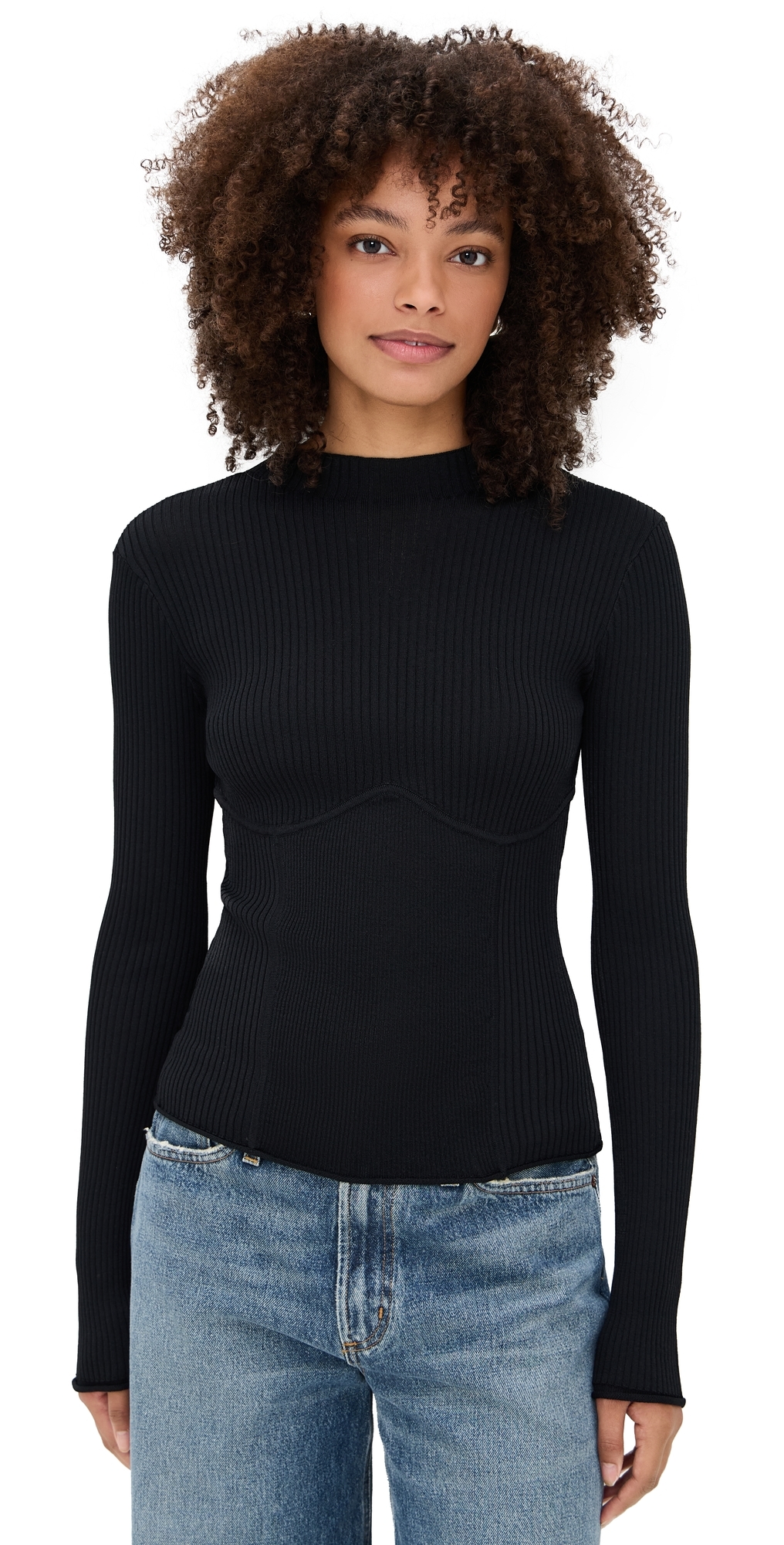 Adele Knit Top Black