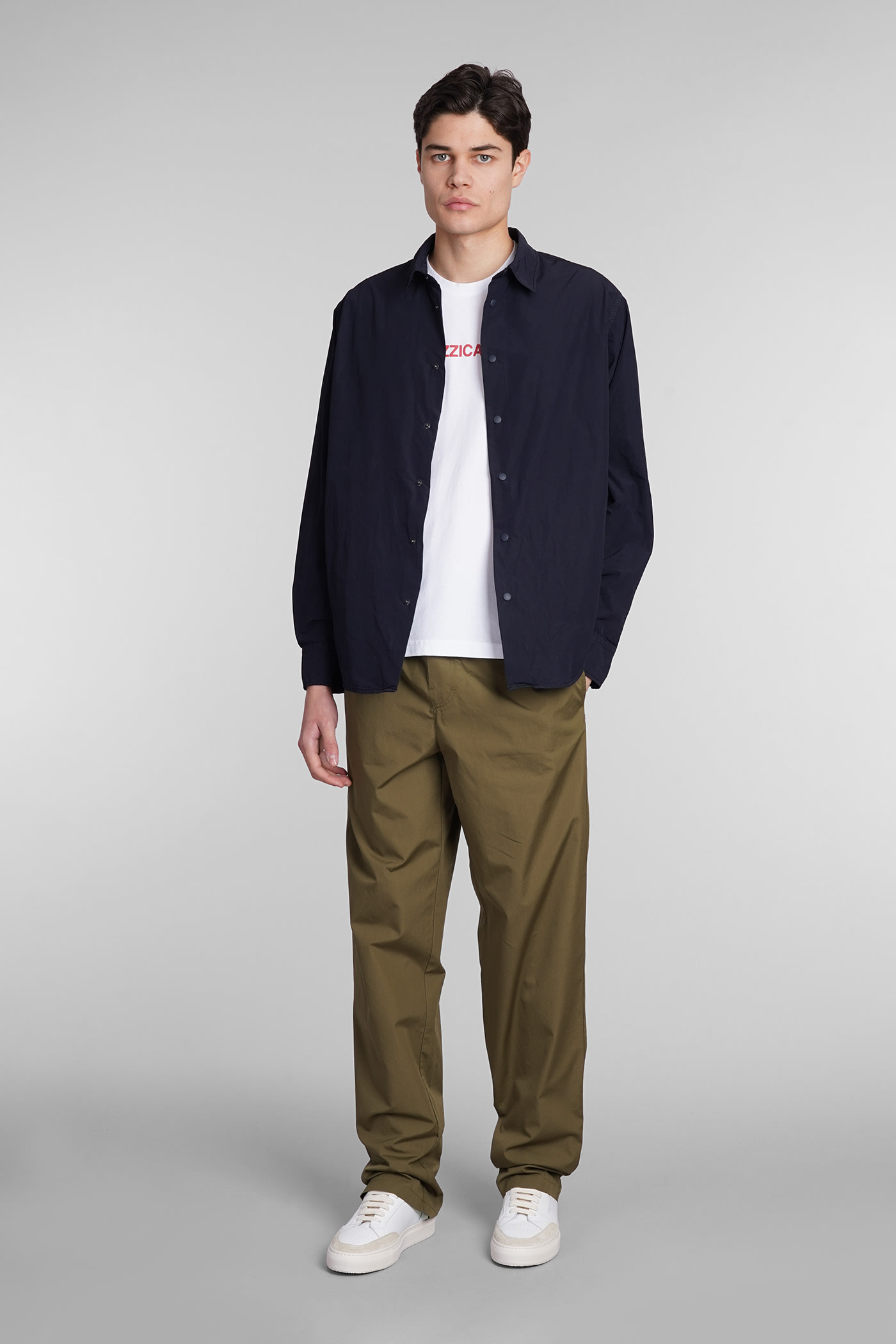 Pantalone Ventura Pants In Green Cotton