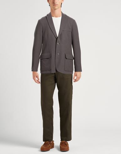 Man Blazer Taupe Size 38 Virgin Wool, Polyester, Acrylic, Polyamide, Viscose
