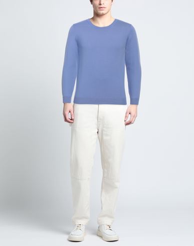 Man Sweater Lilac Size XXL Cotton