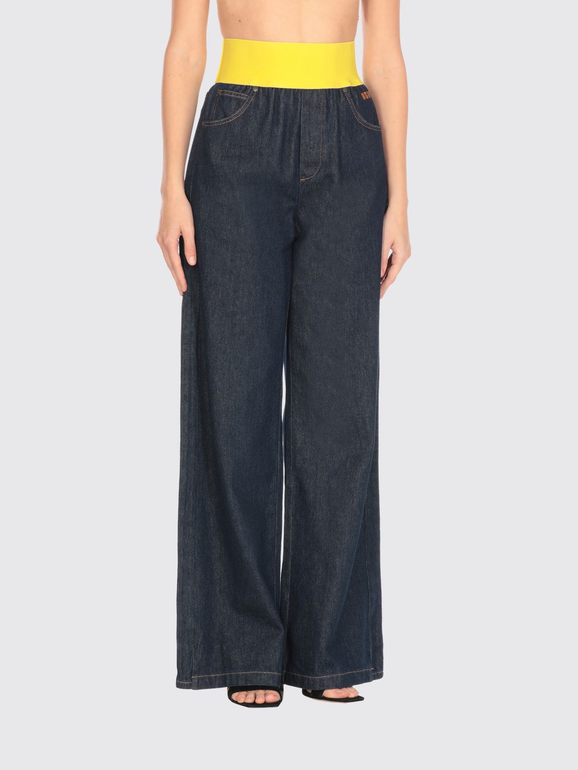 MSGM wide-leg jeans - Blue