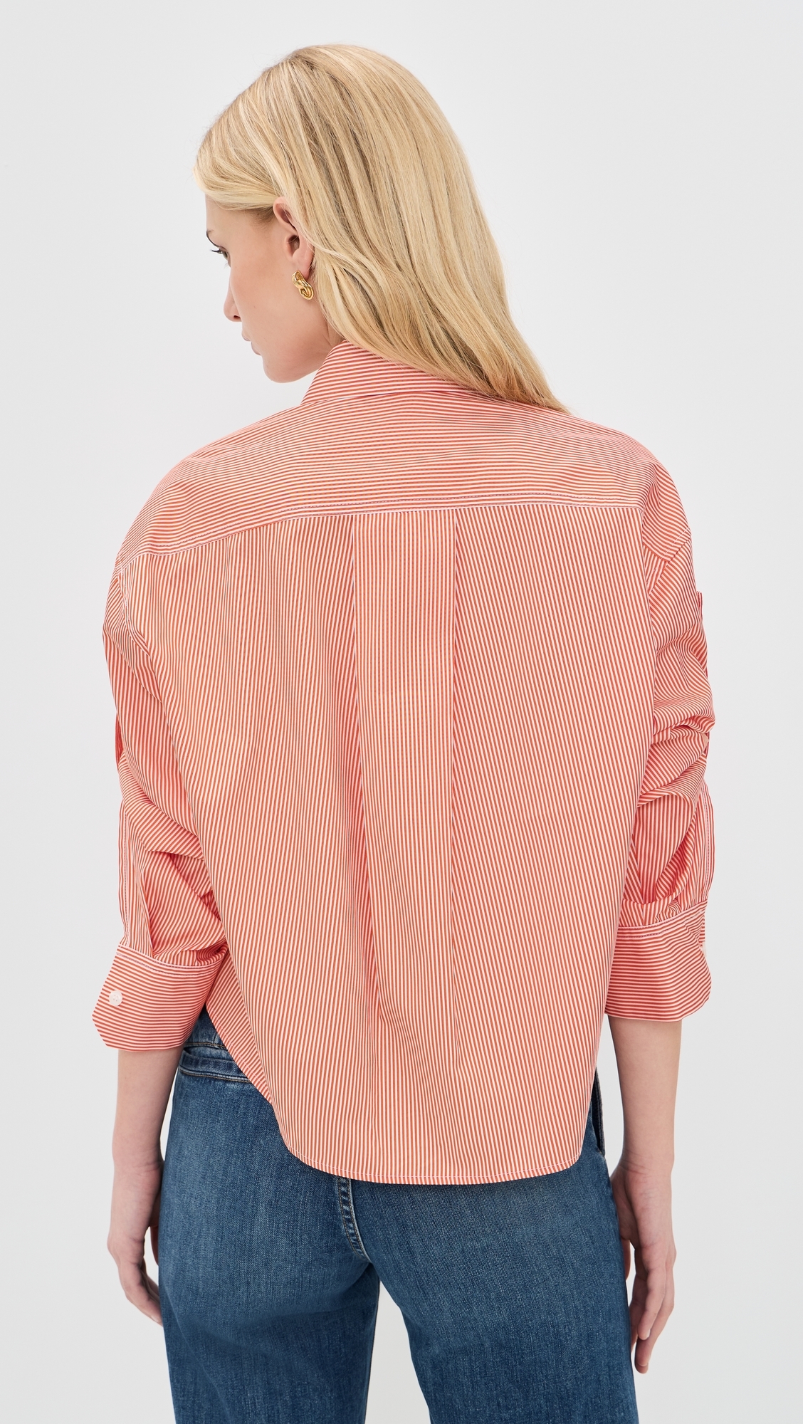 A. L.C. Maude Top Persimmon/White