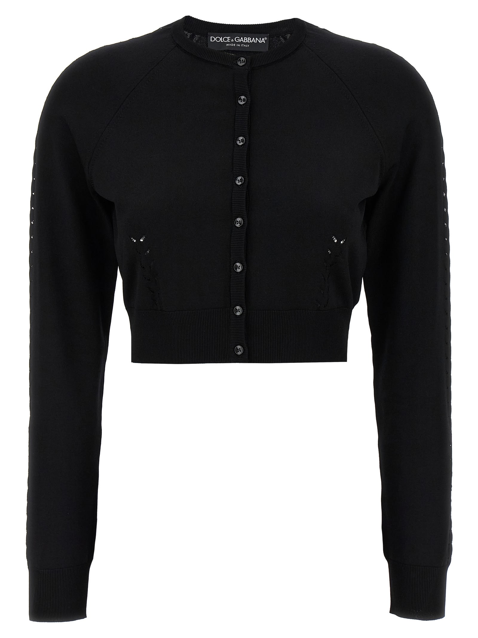 Dolce & Gabbana - Viscose Cardigan Sweaters And Cardigans Black